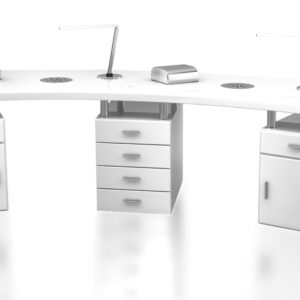 AFINIA UNBODIED Manicurebord med to arbejdsstationer – SK07