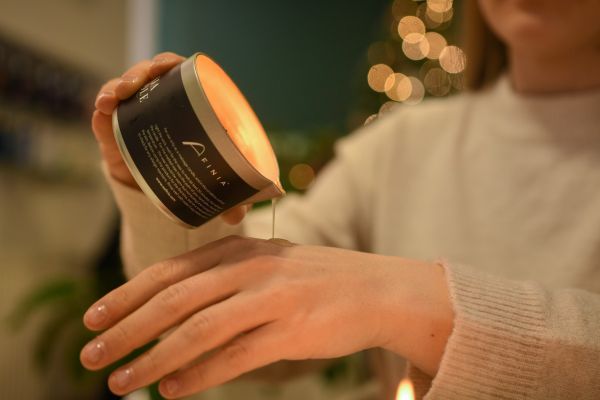 Foto candles for hand massage