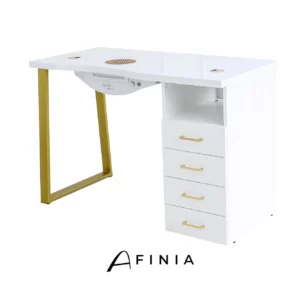 Neglebord Afinia Prime GOLD + Nail Dust Collector