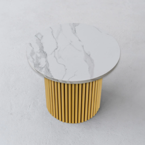 Coffee Table Afinia Shell Gold – quartz sinter